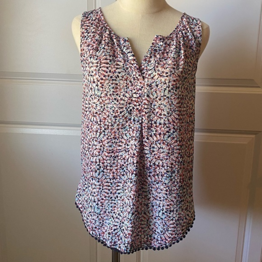 🌺 3/$25 🌺 Trixxi | Women’s Colorful Sleeveless Blouse | Sz Medium |